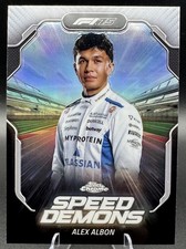 2025 Topps Chrome F1 Alexander Albon SPEED DEMONS Insert #SD-7 Williams