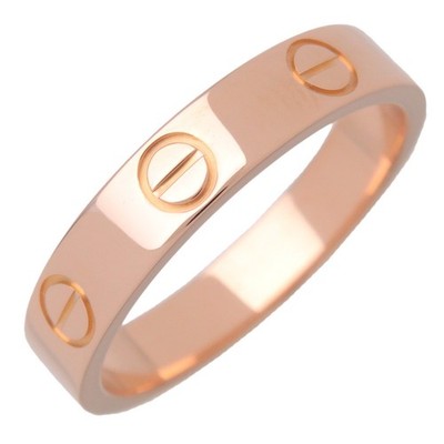 Cartier Mini Love Ring K18 750PG Roségold #50 US5,5 EU50 B4085000 authentisch gebraucht kostenloser Versand