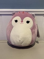 Original Squishmallows Allina The Squirrel Pink Purple Stuffed Plush Toy NWT