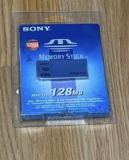 Sony Memory Stick MSA-128A 128MB Camera Memory Card 128MB Storage Capacity