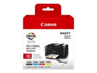 Canon PGI-1500XL C/M/Y/Bk Multipack Hohe Ergiebigkeit Schwarz Gelb Cyan Magenta