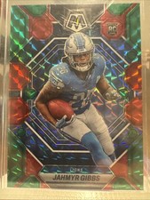 2023 Mosaic Jahmyr Gibbs Detroit Lions Red & Green Choice Prizm