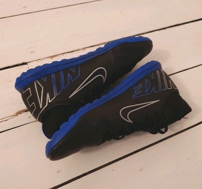 Nike Mercurial Superfly Astro Fußballschuhe schwarz und blau UK 5