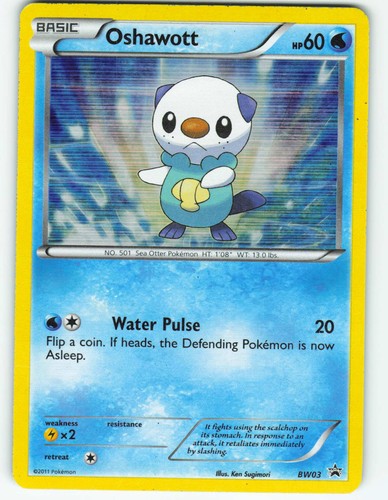Oshawott - Holo - BW03/101 BW Black Star Promos - Pokémon TCG - 2011