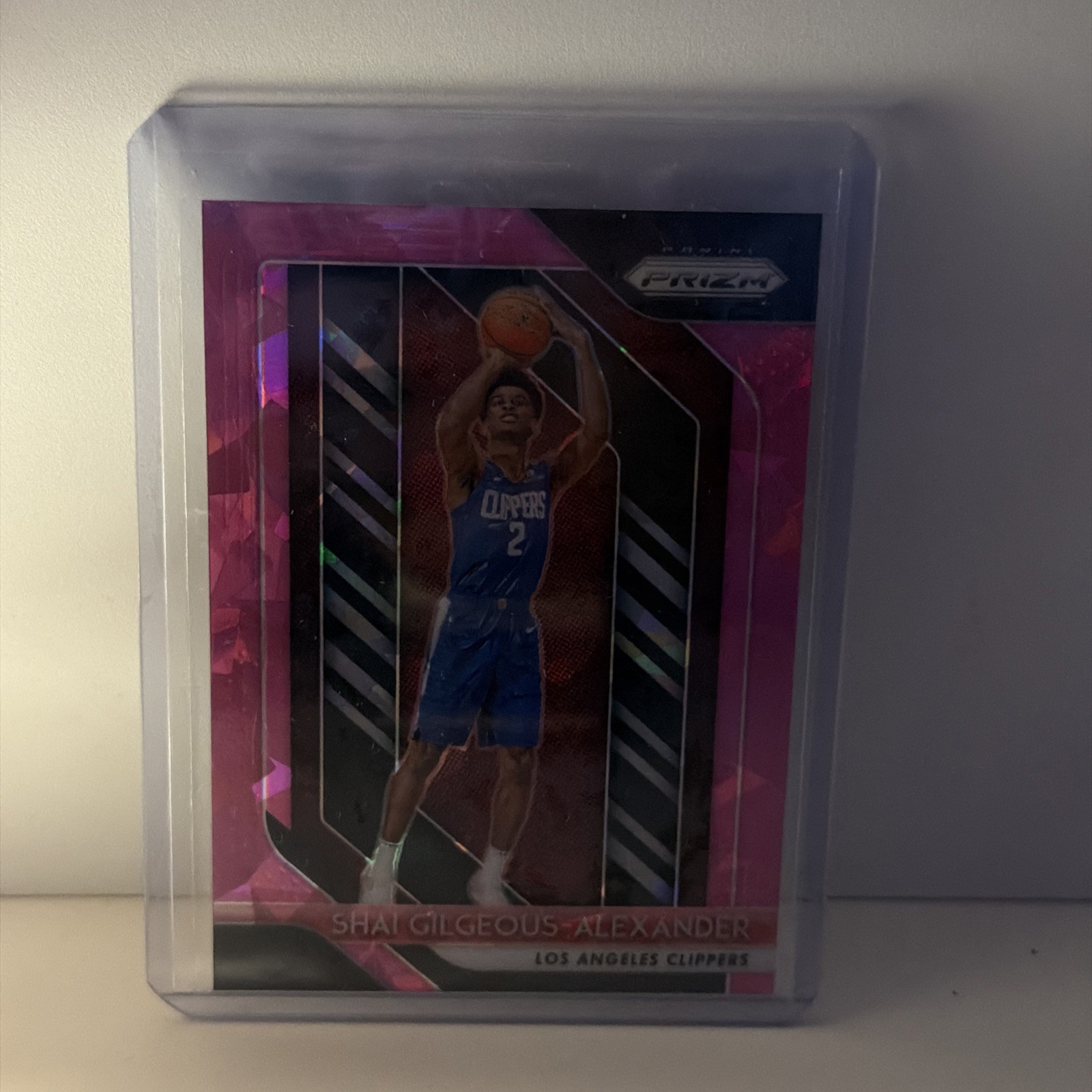 2018-19 Panini Prizm Shai Gilgeous-Alexander Pink Prizm #184 Clippers NBA