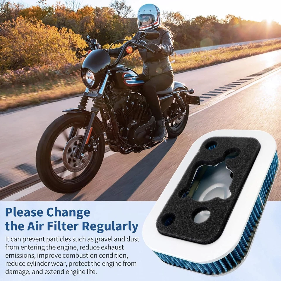 Air Filter 29036-88B 29331-96 for Harley Sportster 1200 883 1988-2003 XL53C - Image 4 of 4