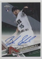 2017 Topps Chrome Rookie Green Refractor 13/99 Braden Shipley #RA-BS Auto x5u