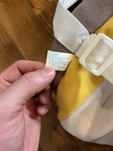 Popeye Olive Oyl Backpack Bag Purse Plush Stuffed Spinach Can Vintage Y2K New - Picture 4 of 5