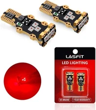 LASFIT 921 912 LED Bulb Red, Third Brake Center High Mount 921/912/T15, Red 
