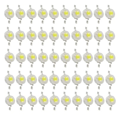 50pcs 1W High Power 220-240LM LED SMD Different Colors Chip Lamp Beads COB