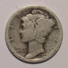 1923 P Mercury Dime, circulated