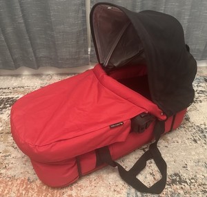 Baby Jogger City Select Bassinet Kit Pram Blanket & Adapter Bar Fits LUX Red