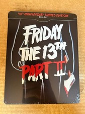 Friday 13th Part 2 (1981) Rare UK Blu Ray SteelBook NEW & SEALED Slasher Horror
