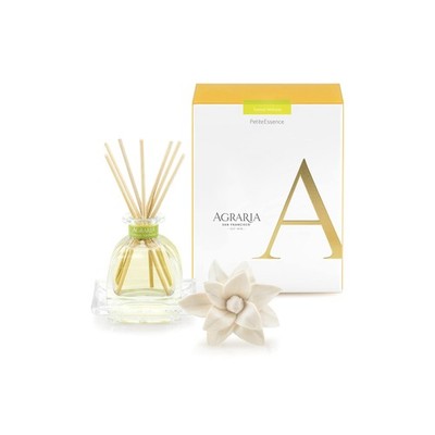 PetiteEssence Flower and Reed Diffuser Set, Hand Crafted Sola Flower Botanica...