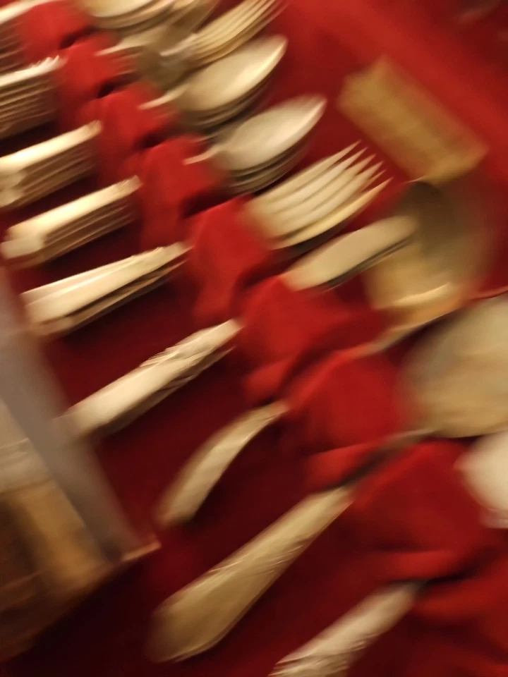 Cubiertos de acero inoxidable Oneida Morning Star Community 56 piezas Foto 3 de 4