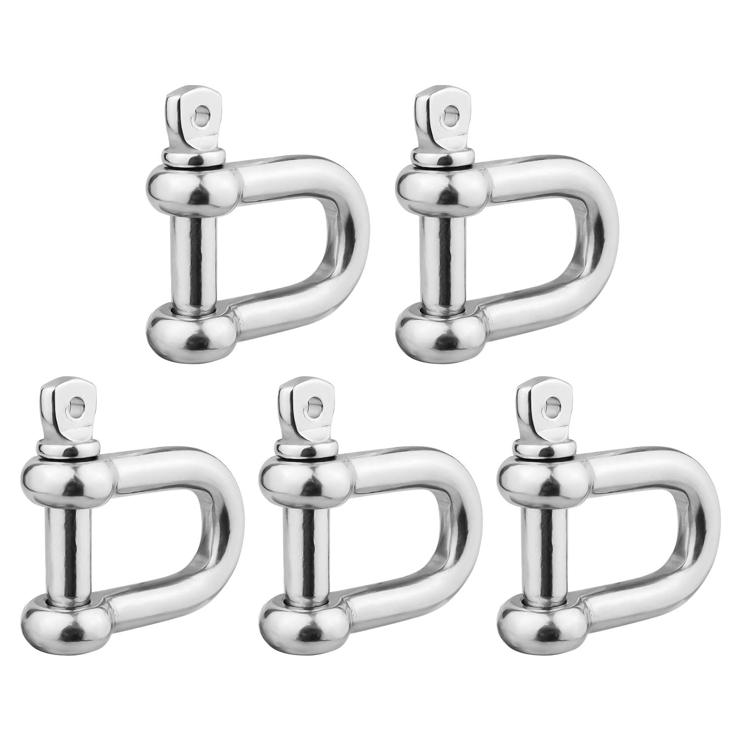 M10 3/8 inch 304 Stainless Steel European Style Anchor Shackle Bow Rigging with