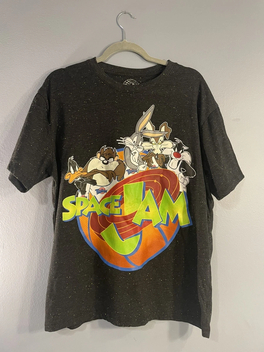 T-shirt Space Jam Looney Tunes Pour Homme, Noir, Coton, Taille 2XL