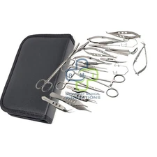 20 PC Eye Micro Surgery Ophthalmic Forceps Scissors Speculum Instruments Kit SET