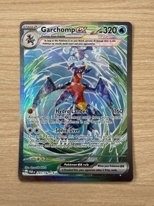 Pokémon TCG Garchomp EX 245/182 Paradox Rift Special Illustration Rare Card NM/M