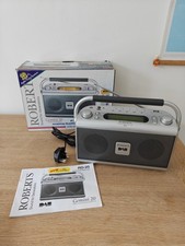 Roberts Radio RD-20 Gemini DAB FM RDS Portable Radio with Power Supply