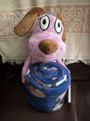Peluche Courage Le Chien Froussard 28cm – Authentique Cartoon Network