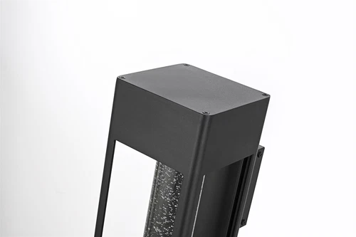 Elegant Lighting Amaris 15" Led Outdoor Wall Sconce in Black - Picture 4 of 8