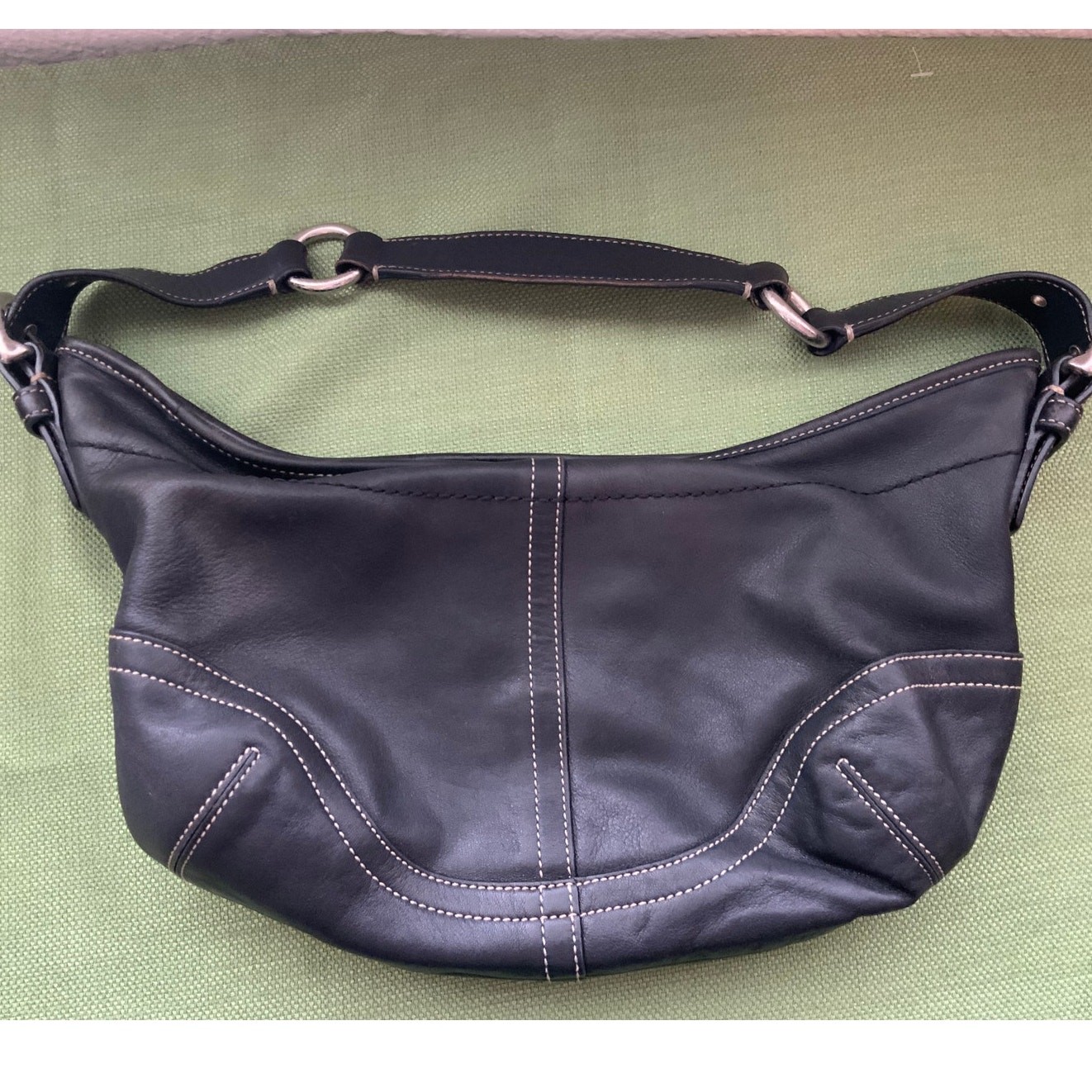 Coach Y2K Black Leather Hobo Shoulder Bag As Is Off T… - Gem