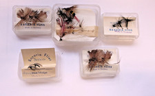 Vintage Bavaria Fliegen German Fishing Flies Handmade in Germany Fly LOT
