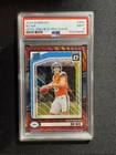 2024 Panini Donruss - Rated Rookie Bo Nix Optic Preview Red Wave (RC) PSA 9