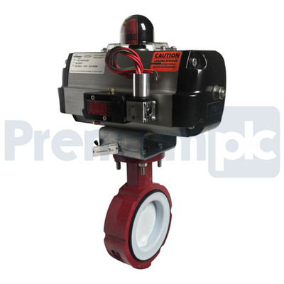 Flowserve Automax B115S10 Butterfly Valve Assy. 3-3/4'' w/ Actuator 150 PSIG NSNP