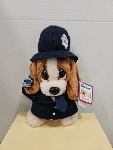 1987 Applause Vintage Sad Sam Bobby Plush 10” Floppy Dog Pup With Original Tag.