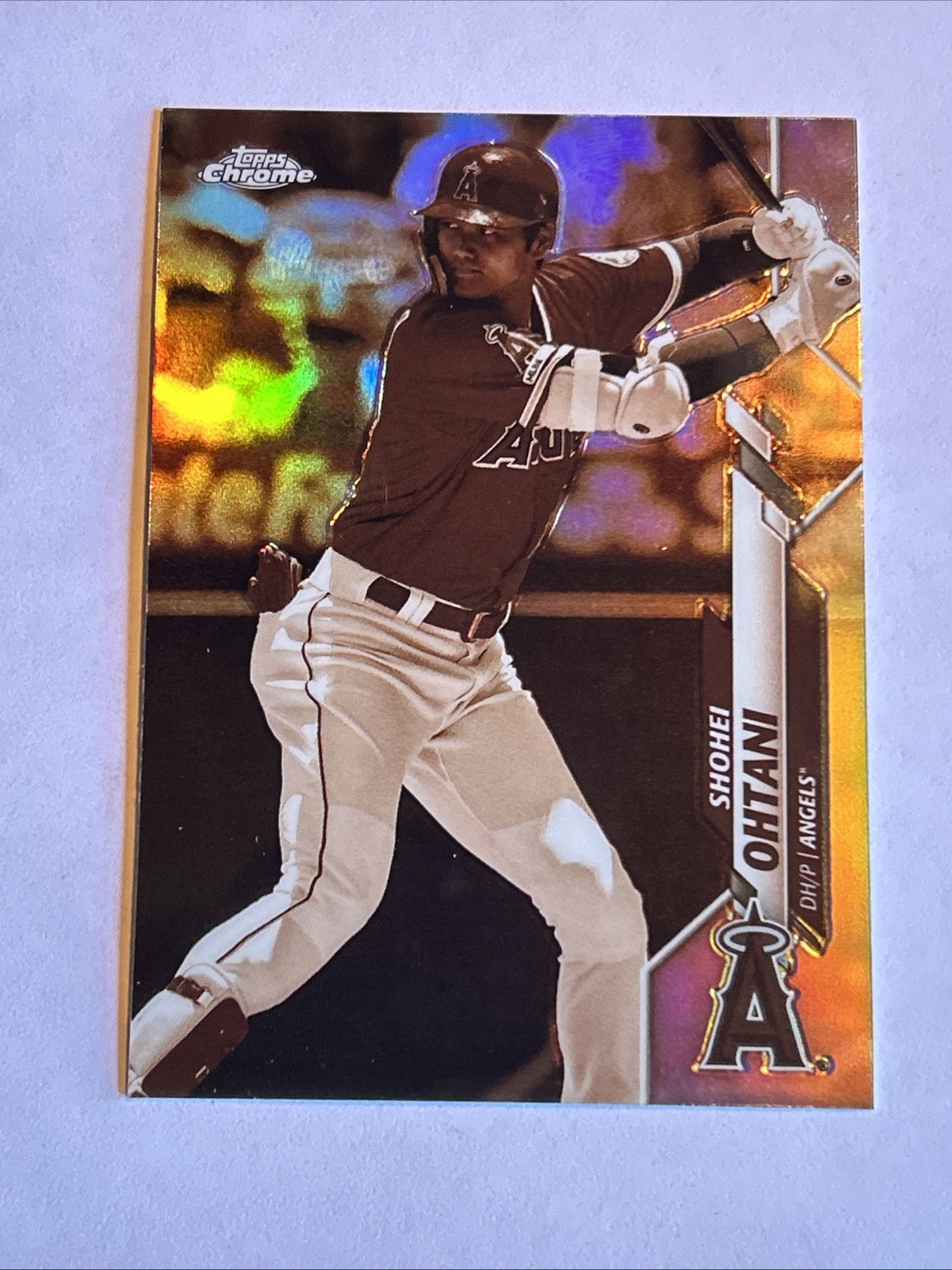 💥2020 Topps Chrome - Shohei Ohtani #21 Sepia Refractor Los Angeles Angels