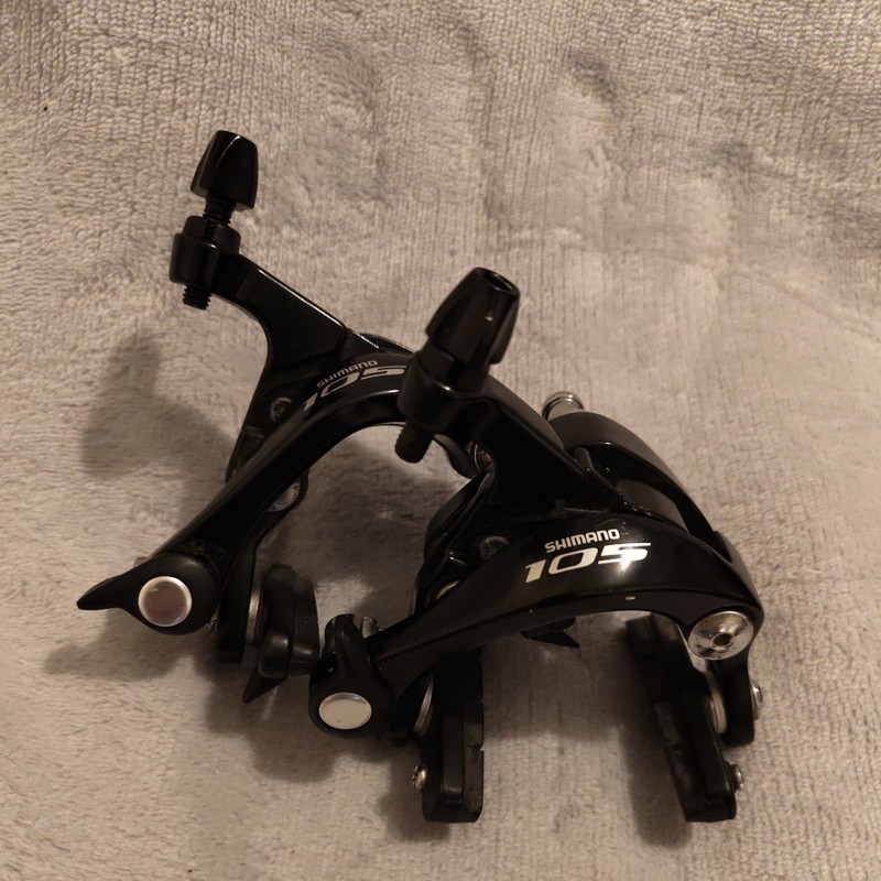 Shimano 105 Rim Brake Set, BR-5800, Light use, Fantastic condition with pads