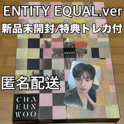 [New and unopened] Cha Eun Woo ENTITY EQUAL.ver Bonus trading card included