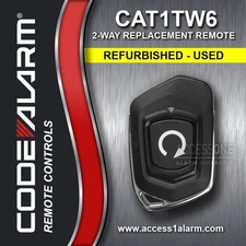 CLEAN Code Alarm CAT1TW6 2-Way 1-Button Remote Control H50TR74 H5OTR74