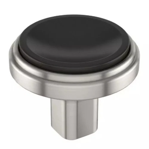 Signature SH553245MBSN Hardware Anberlin 1-3/8 in. Cabinet Knob in Matte Black/S - Picture 1 of 3