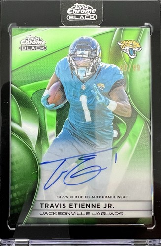 2025 Topps Chrome Travis Etienne Jr. Chrome Autographs (RAW)