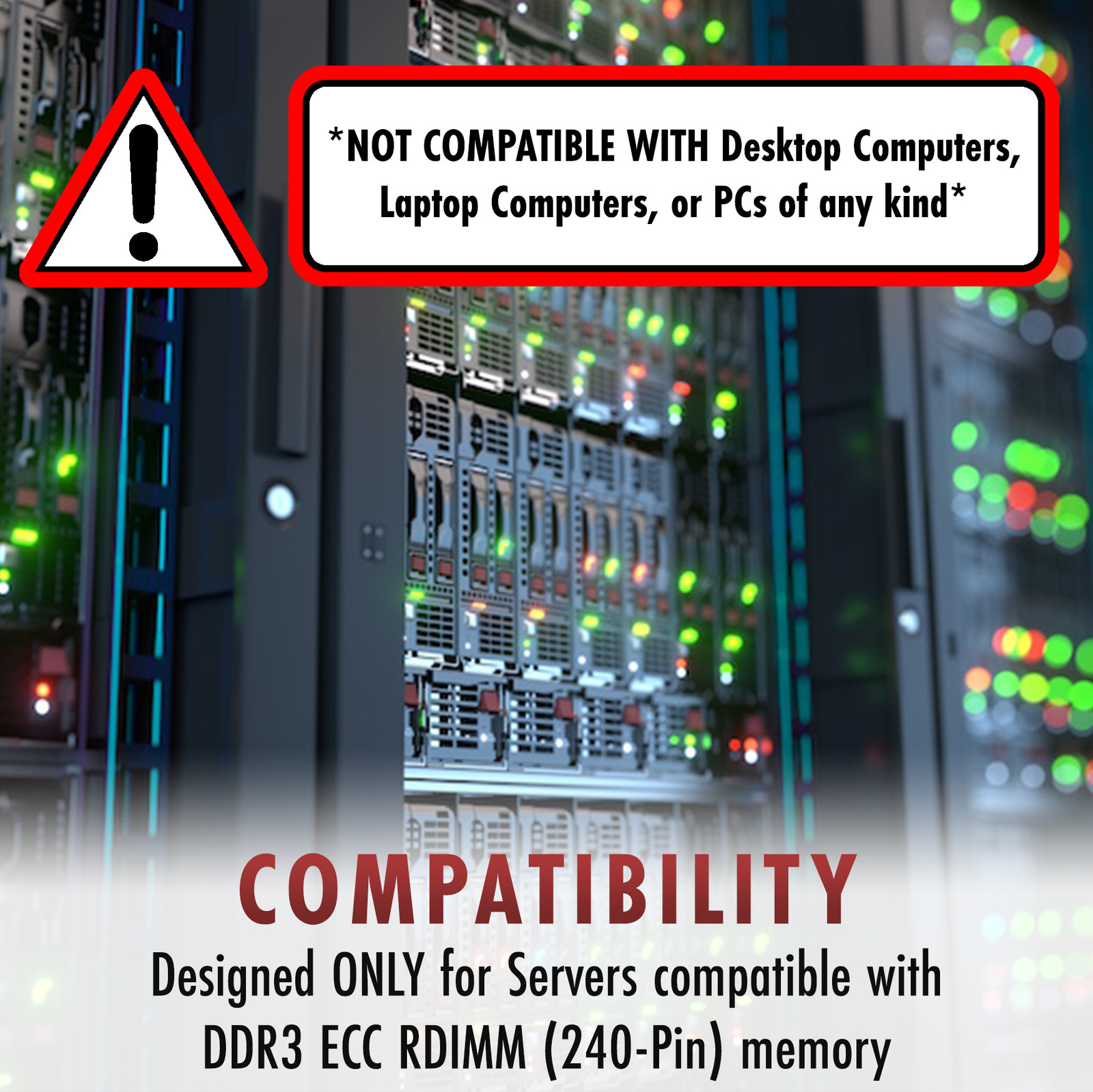 A-Tech 96GB 6x 16GB 4Rx4 PC3-8500R DDR3 1066MHz ECC RDIMM REG Server Memory RAM