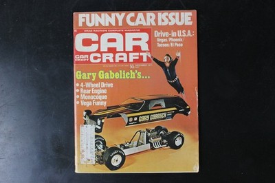 CAR CRAFT December 1971 Funny Car Issue Drag Racing Magazine Vintage