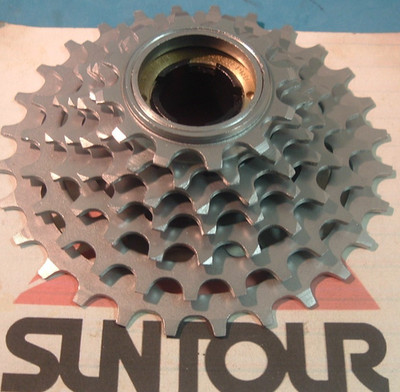 SunTour Winner Pro Ultra 7-Spd 12T-28T Freewheel NEW / NOS Road/MTB- Mint++