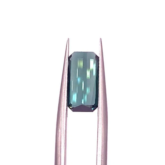 2.44Ct Earth Mined Stunning Lagoon Blue Teal Tourmaline 11mm October Birthstone - Image 3 of 4