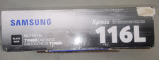 Samsung MLT-D116L black original Genuine toner cartridge Open box.