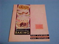 1935 ARM & HAMMER & COW BRAND BAKING SODA RECIPE BOOKLET SUCCESSFUL BAKING