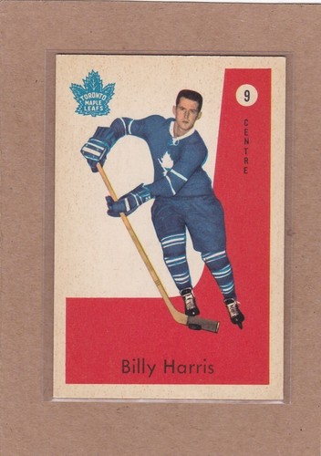 Billy Harris #9 1959 Parkhurst card