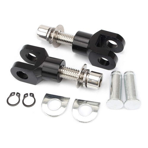 Black 29mm Motorcycle Foot Pegs Support Mount Clevis Kit For Harley Softail FXST
