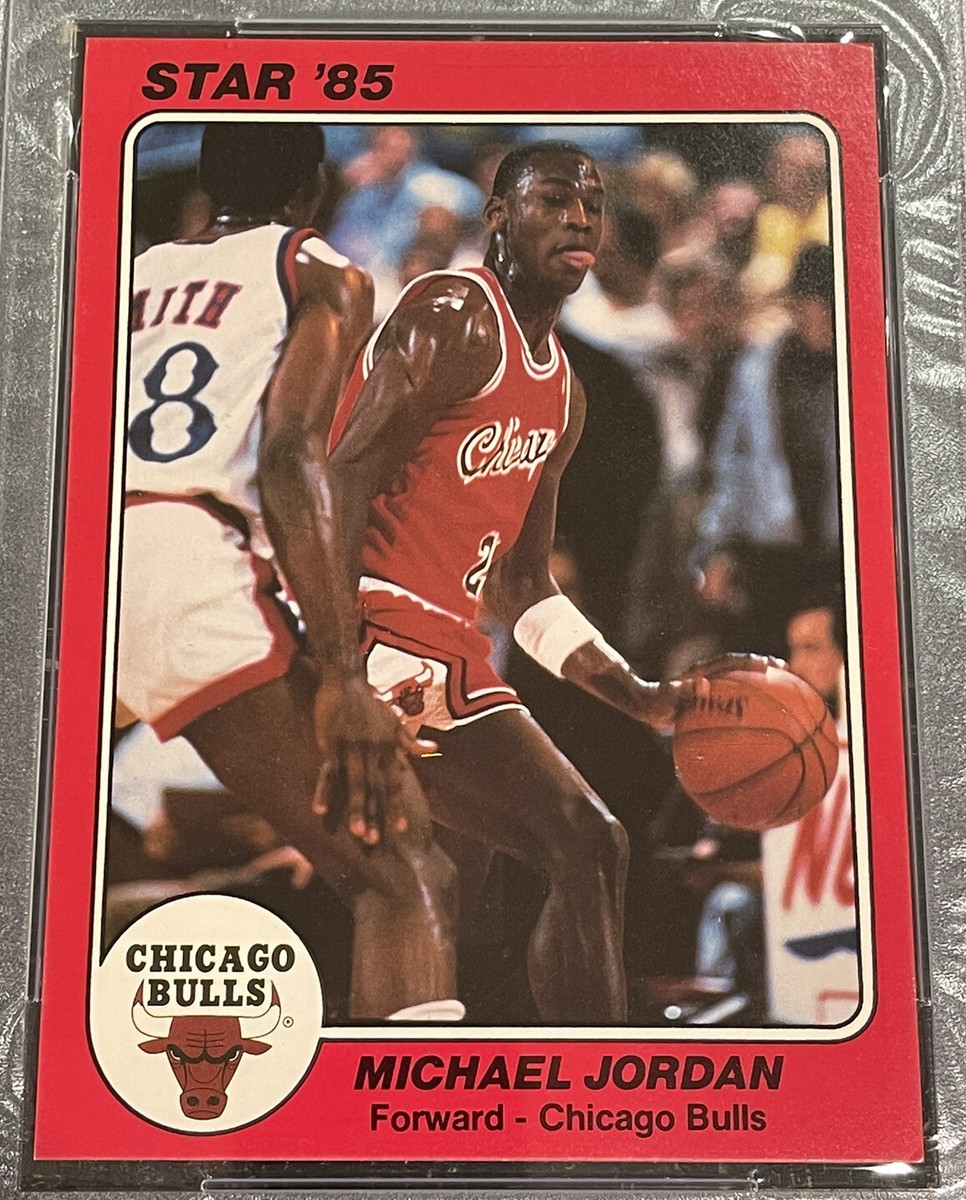 Michael jordan TOPPS パラレル　レア　ジョーダン 1985 STAR Michael Jordan ROOKIE Team 5X7 PSA 6 EX-MT (JUST