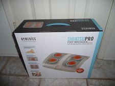 New Homedics Shiatsu Pro Foot Massager with Heat FMS-250H B
