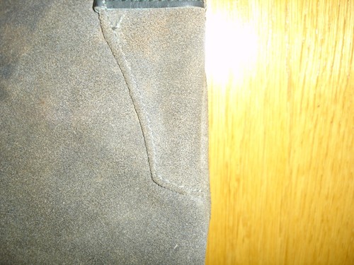 BOY'S/GIRL'S HAND MADE HEAVY SUEDE SHORTS GREEN - Picture 14 of 16