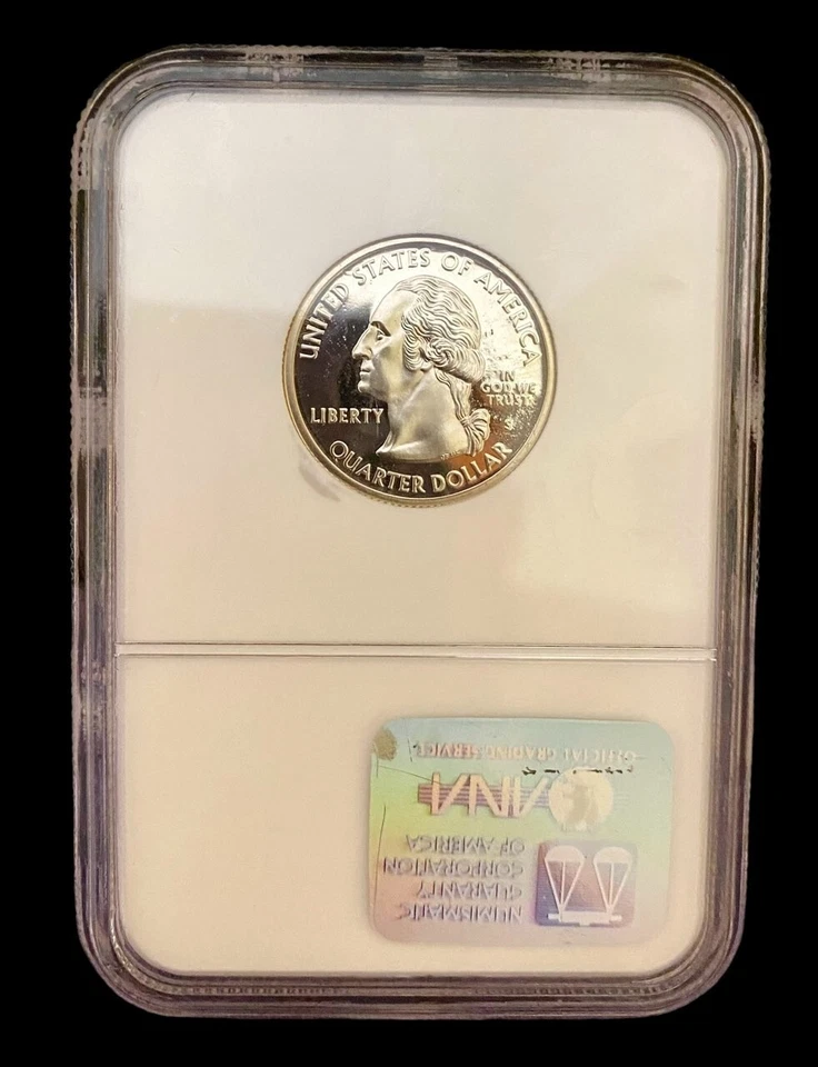 2000 New Hampshire Ultra Cameo Quarter 25 Cent PF69 NGC - Image 3 of 4