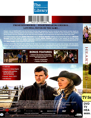 Heartland TV season on DVD; 3rd 1 FREE! Amber Marshall, Shaun
